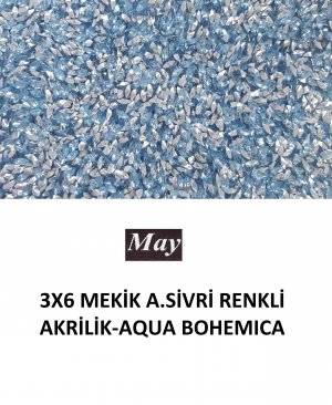 3X6 MEKİK ALTI SİVRİ RENKLİ AKRİLİK-AQUA BOHEMICA