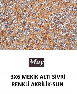 3X6 MEKİK ALTI SİVRİ RENKLİ AKRİLİK-SUN