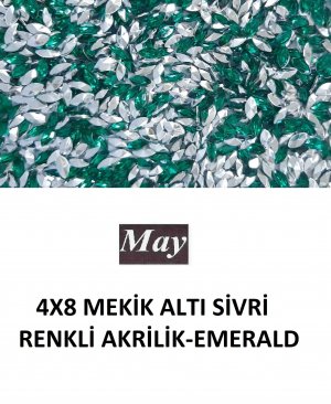 4X8 MEKİK ALTI SİVRİ RENKLİ AKRİLİK-EMERALD