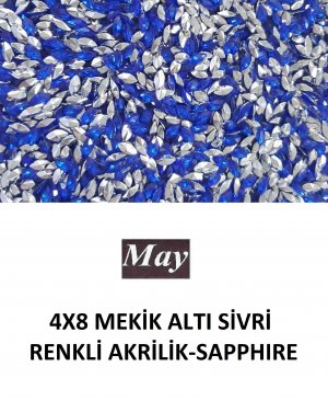 4X8 MEKİK ALTI SİVRİ RENKLİ AKRİLİK-SAPPHIRE