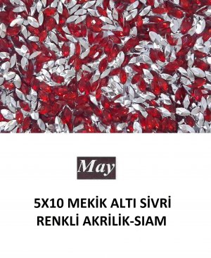 5X10 MEKİK ALTI SİVRİ RENKLİ AKRİLİK-SIAM