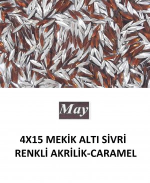 4X15 MEKİK ALTI SİVRİ RENKLİ AKRİLİK-CARAMEL