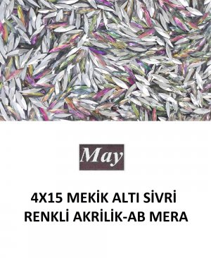 4X15 MEKİK ALTI SİVRİ RENKLİ AKRİLİK-AB MERA