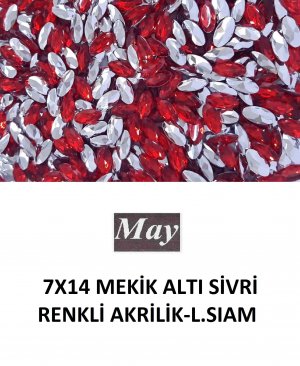 7X14 MEKİK ALTI SİVRİ RENKLİ AKRİLİK-LIGHT SIAM