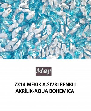 7X14 MEKİK ALTI SİVRİ RENKLİ AKRİLİK-AQUA BOHEMICA