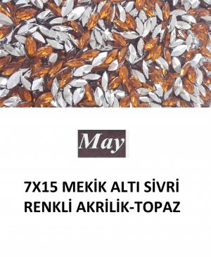 7X15 MEKİK ALTI SİVRİ RENKLİ AKRİLİK-TOPAZ