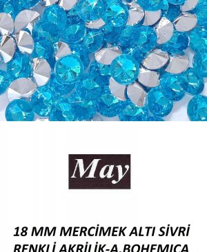 18 MM MERCİMEK ALTI SİVRİ RENKLİ AKRİLİK-AQUA BOHEMICA