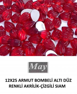 12X25 ARMUT BOMBELİ ALTI DÜZ RENKLİ AKRİLİK-ÇİZGİLİ SIAM