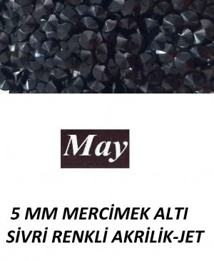 5 MM MERCİMEK ALTI SİVRİ RENKLİ AKRİLİK-JET