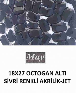 18X27 OCTOGAN ALTI SİVRİ RENKLİ AKRİLİK-JET