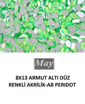8X13 ARMUT ALTI DÜZ RENKLİ AKRİLİK-AB PERIDOT