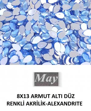 8X13 ARMUT ALTI DÜZ RENKLİ AKRİLİK-ALEXANDRITE