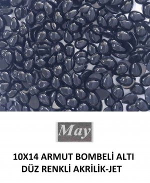 10X14 ARMUT BOMBELİ ALTI DÜZ RENKLİ AKRİLİK-JET