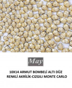 10X14 ARMUT BOMBELİ ALTI DÜZ RENKLİ AKRİLİK-CIZGILI MONTE CARLO