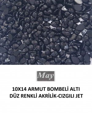 10X14 ARMUT BOMBELİ ALTI DÜZ RENKLİ AKRİLİK-CIZGILI JET
