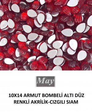 10X14 ARMUT BOMBELİ ALTI DÜZ RENKLİ AKRİLİK-CIZGILI SIAM