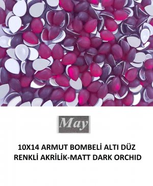 10X14 ARMUT BOMBELİ ALTI DÜZ RENKLİ AKRİLİK-MATT DARK ORCHID