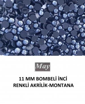 11 MM BOMBELİ İNCİ RENKLİ AKRİLİK-MONTANA