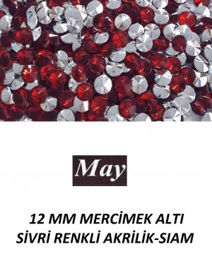 12 MM MERCİMEK ALTI SİVRİ RENKLİ AKRİLİK-SIAM