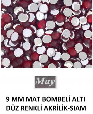 9 MM MAT BOMBELİ ALTI DÜZ RENKLİ AKRİLİK-SIAM