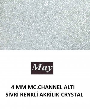 4 MM MC.CHANNEL ALTI SİVRİ RENKLİ AKRİLİK-CRYSTAL