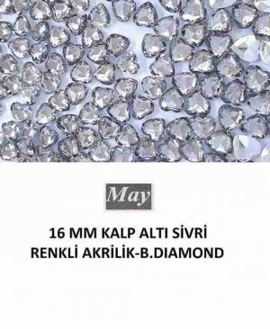 16 MM KALP ALTI SİVRİ RENKLİ AKRİLİK-B.DIAMOND