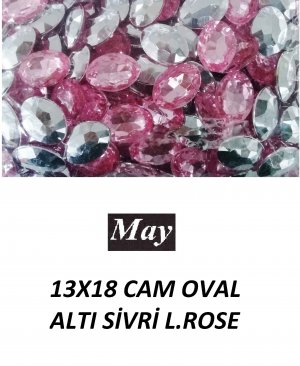 13X18 CAM OVAL ALTI SİVRİ L.ROSE