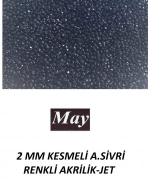 2 MM KESMELİ ALTI SİVRİ RENKLİ AKRİLİK-JET