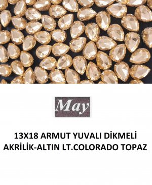 13X18 ARMUT YUVALI DİKMELİ AKRİLİK-ALTIN LT.COLORADO TOPAZ