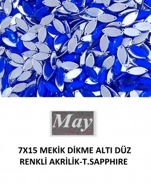 7X15 MEKİK DİKME ALTI DÜZ RENKLİ AKRİLİK-T.SAPPHIRE