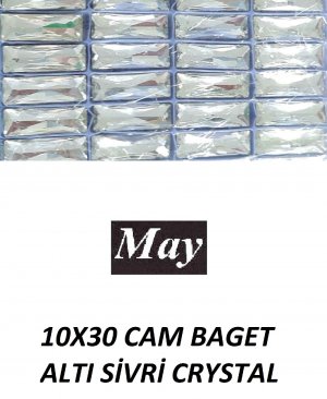 10X30 CAM BAGET ALTI SİVRİ CRYSTAL 