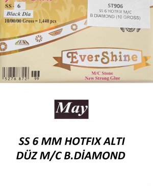 SS 6 MM HOTFIX ALTI DÜZ M/C B.DİAMOND