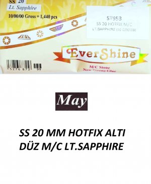 SS 20 MM HOTFIX ALTI DÜZ M/C LT.SAPPHIRE