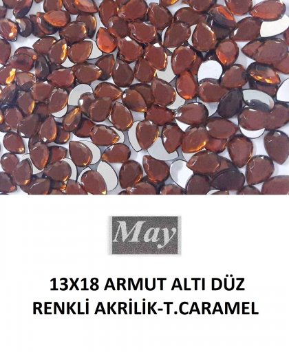 13X18 ARMUT ALTI DÜZ RENKLİ AKRİLİK-T.CARAMEL