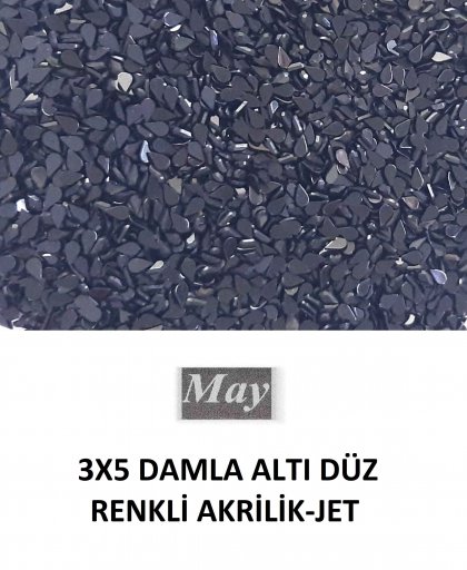 3X5 DAMLA ALTI DÜZ RENKLİ AKRİLİK-JET