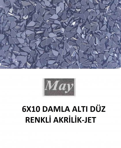6X10 DAMLA ALTI DÜZ RENKLİ AKRİLİK-JET