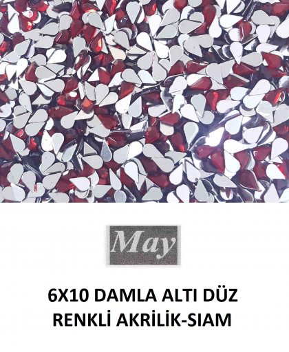 6X10 DAMLA ALTI DÜZ RENKLİ AKRİLİK-SIAM