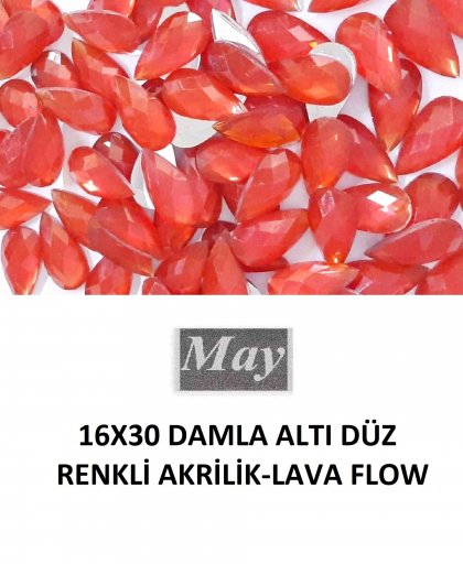 16X30 DAMLA ALTI DÜZ RENKLİ AKRİLİK-LAVA FLOW