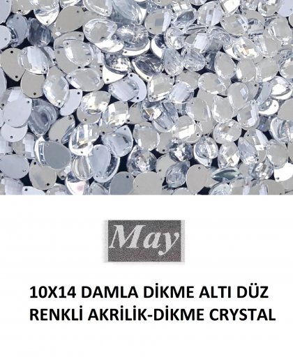 10X14 DAMLA DİKME ALTI DÜZ RENKLİ AKRİLİK-DİKME CRYSTAL
